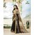 Aayan Trendz Multicolor Brocade Self Design Saree With Blouse