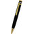 Black Twisted Ball Pen with Golden Trim Clip (P-213)