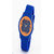 Oink Colourful Kids Watch With Orange Ring And Blue Strap