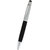 P-217 Black Point Ball Pen With Silver Trim Clip