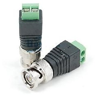 Bnc Connector For Cctv System 2 Pcs