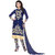7 Colors Lifestyle Blue Embroidered Georgette Semistitch Salwar Suit
