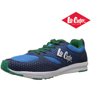 lee cooper navy blue running shoes