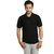 Weardo Black Plain Polo Neck T-Shirt