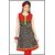 Jazz Collections Red and Black Cotton Anarkali Kurti (Black and Red)