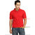 FIO Men's Red Polo Neck T-Shirt