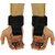 Kobo Power Weight Lifting Training Gym Straps Hook Bar Chrome Plated With Padded Wrist Support Gloves