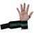 Kobo Power Wrist Weight Lifting Training Gym Straps With Thumb Support Grip Glove Body Building