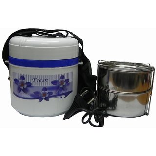 Useful Electric Hot Case - Tiffin / Lunch Box 2 compartments