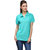 Scott International Brown Washed Polo Tshirts For Women
