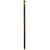 Onlineshoppee Beautiful Hand Carved With Brass Design Walking Stick 24 Inch