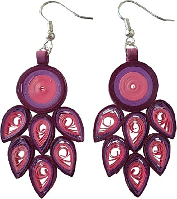 Fancy sale paper earrings