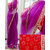 Purple Net Mirrorwork Sari