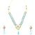 Exquistive Traditional Blue Hanging Necklace and set By GoldNera