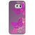 Mott2 Purpleflies Back Cover For Samsung Galaxy S6 Edge
