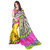 Styloce Brown Bhagalpuri Silk Printed Saree With Blouse