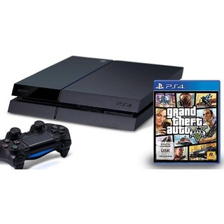 Buy Sony Playstation 4 Console With Gta 5 Bundle Online 48549 From Shopclues