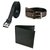 Combo Black And Brown Imported Leather Belt and 1 Wallet Free