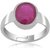 Avaatar Delicate 9.25 Ratti Ruby Gemstone Ring In Sterling Silver