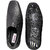 AZAZO Men Black Slip On Formal Shoes