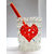 Handmade crystal heart shape Pen Stand