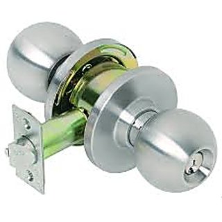 Yale Round Door Lock With Key 5127 US32D 60/70BS: Buy Yale Round Door ...