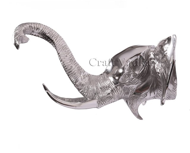 14 5 Large Elephant Head Wall Hanging Metal Sculpture Mount 11400 From Clues - Large Elephant Head Wall Mount 14 5 Large Elephant Head Wall Hanging Metal Sculpture Mount 11400 From Clues - Large Elephant Head Wall Mount