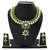 Emerald & Pearl Necklace Set By Zaveri Pearls-ZPFK3342