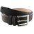 Fashno Mens Formal Stiched Leathrite Black Belt (Length-48 inch and Width-1.5 inch)
