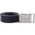 Fashno Silver Adustable Italian Leatherite Black Belt(Length-48 inch and Width-1.5 inch)(Size-Free Size)
