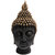 Buddha Head 15cm Black and Golden