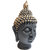 Heeran Art Buddha Head 15cm Black and Golden