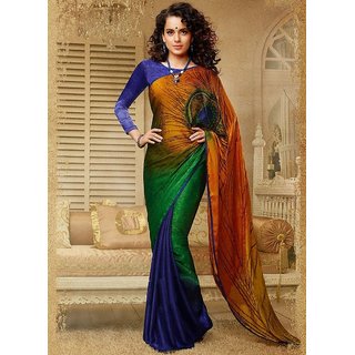 Shopclues party wear saree sale
