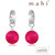 Mahi Neon Pink Earrings - S