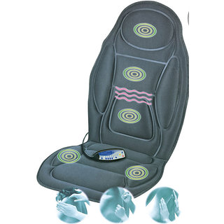 BACK Body Massager Seat Cushion With Heat, Black New GENIUNE PRODUCT