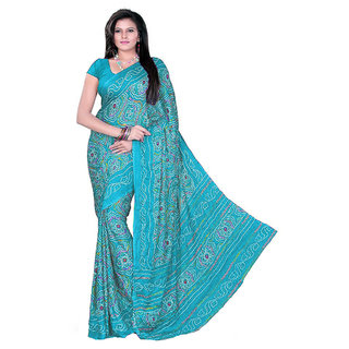 Blue chunri saree clearance