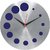 Steel D Art Galaxy Wall Clock Blue