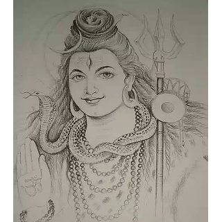 God shiva drawing: Buy God shiva drawing Online at best Prices from