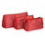 Bendly Red Polka Multipurpose Pouches Set of 3