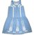 Girls Embroidery Dress Light Blue Colour
