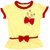 JusCubs Two Bows Yellow Top