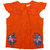 JusCubs Printed Butterfly With Collar Frill Fall Top