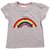 JusCubs Colourful Rainbow Grey Top