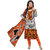 Rajnandini WomenS Ethnic Wear Orange Pure Cotton Printed Unstitched Salwar Suit