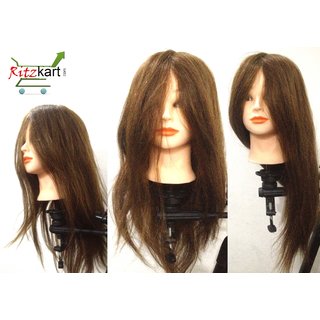 Buy 100 orignal Hueman 26 Long Hair Training Head Dummy, HAIR DUMMY orignal  hair Online @ ₹7000 from ShopClues