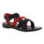 FTR Women's Red and Black Velcro Sandals