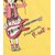 JusCubs Girl Guitar With Leggings Yellow Top