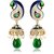 Zaveri Pearls Peacock Glory Jhumki Earring for Women -ZPFK2752
