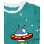 JusCubs Around The World Printed - Envlope Neck T-Shirt With Shorts