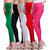 Pack of 5 Solid Leggings (Black/White/Red/Magenta/Green)